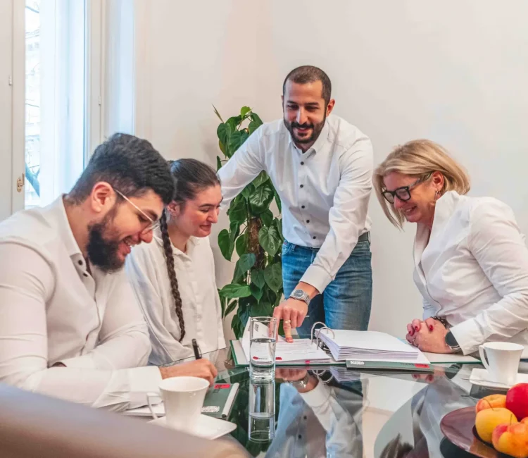 Team von FerTax in Wien – modernes Arbeiten in der Steuerberatung